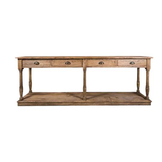 Rhone Reclaimed Elm Console Table 210cm